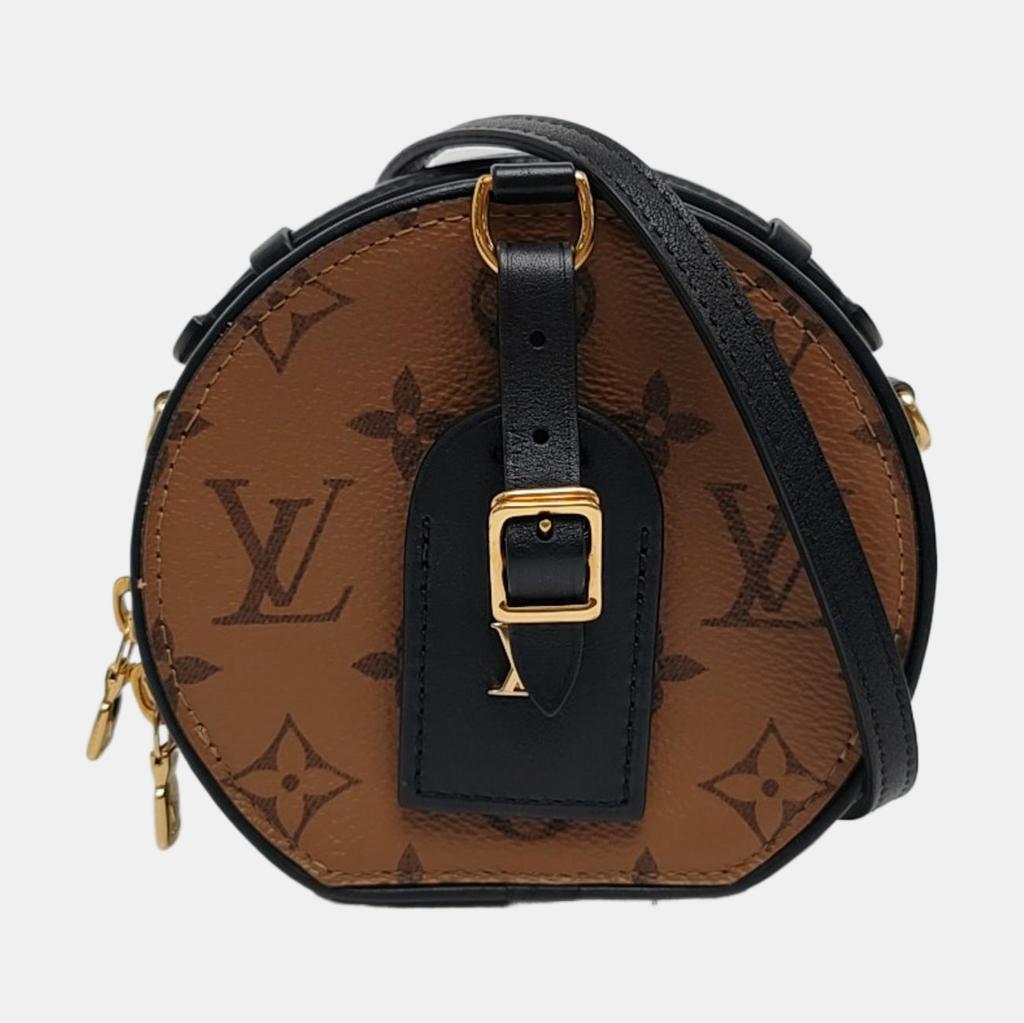 [Pre-Owned] Louis Vuitton Mini Boite Chapeau 'Brown Monogram Reverse Canvas' - Very Good #1IXSV4M