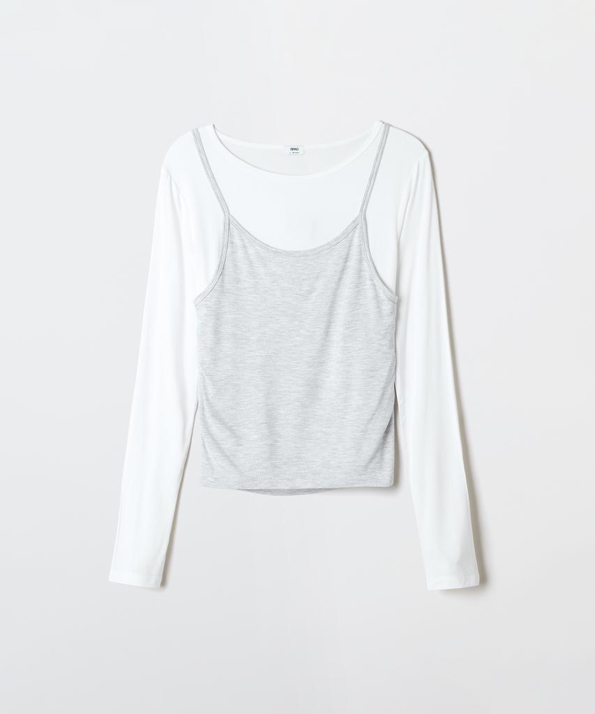 Seupao Halter Neck Layered Long Sleeve Tee_Splwg23G03