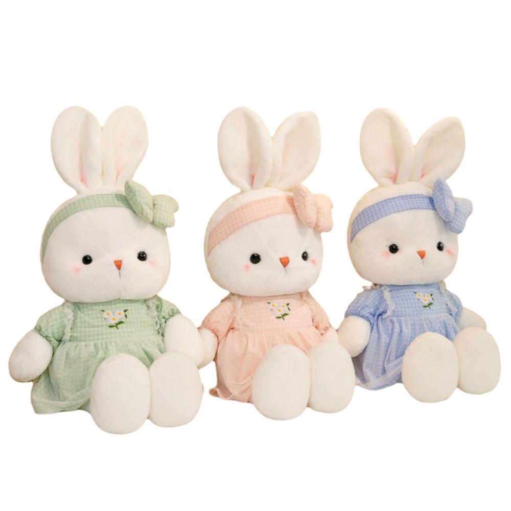Long Ears Plush Rabbit Doll Appeasement Doll Sleep Pillow Kawaii Skirt Bunny Toy  Kids