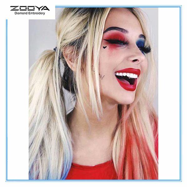 

ZOOYA DIY 5D Полный Дрил Алмаз Живопись Хэллоуин Женщина Вышивка Крестиком Мозаика Живопись Домашний декор