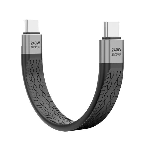 Type C Data Line PD 240W Fast Charging Cable 8K 60Hz Video Support 40Gbps Data Transfer Cable for Laptop Phone Monitor
