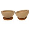 Cat Scratching Board Bowl Multifunction 2 In 1 Sisal Cat Scratcher Lounge Bed For Kitten