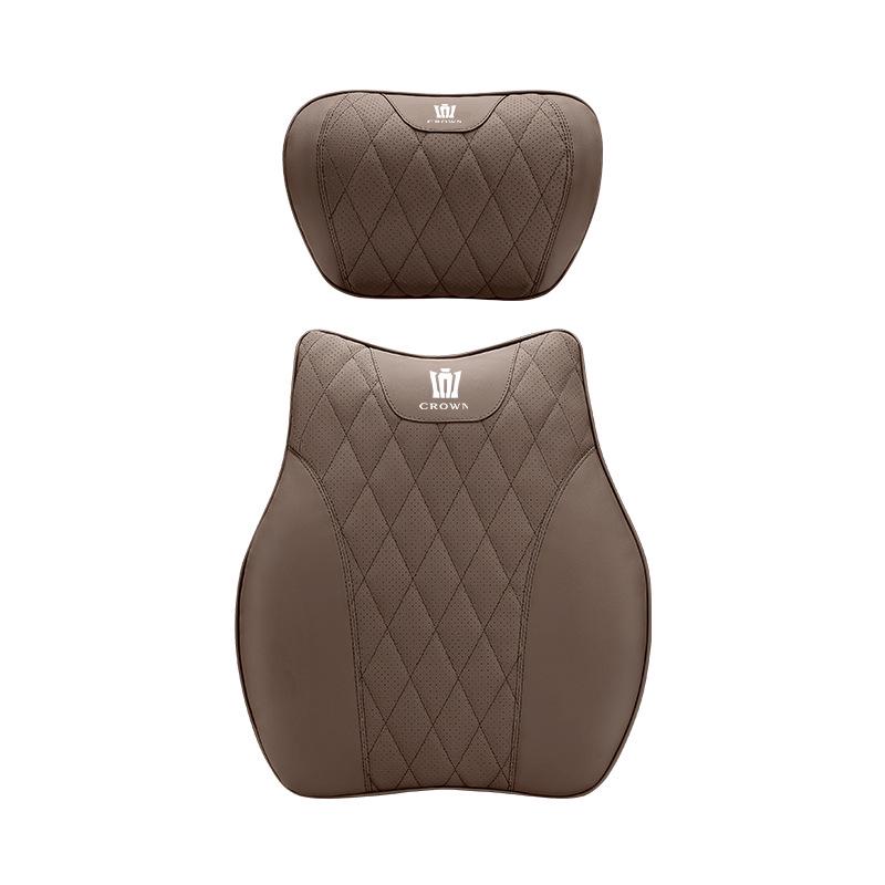 Crown Land Cruiser Headrest & Lumbar Support Cushions for 12th-14th Gen