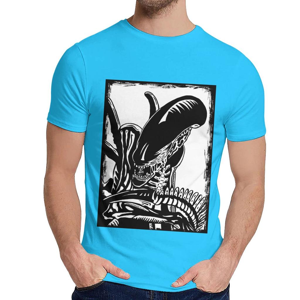 Alien Vs Predator Tee Alien Covenant Men Awesome Natural Cotton T Shirt Crewneck