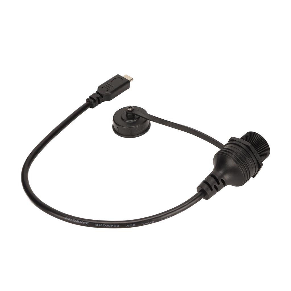 Type C to USB B Cable Waterproof Embedded Installation Extension Cable for Printers Cars Ships Yachts Dashboards