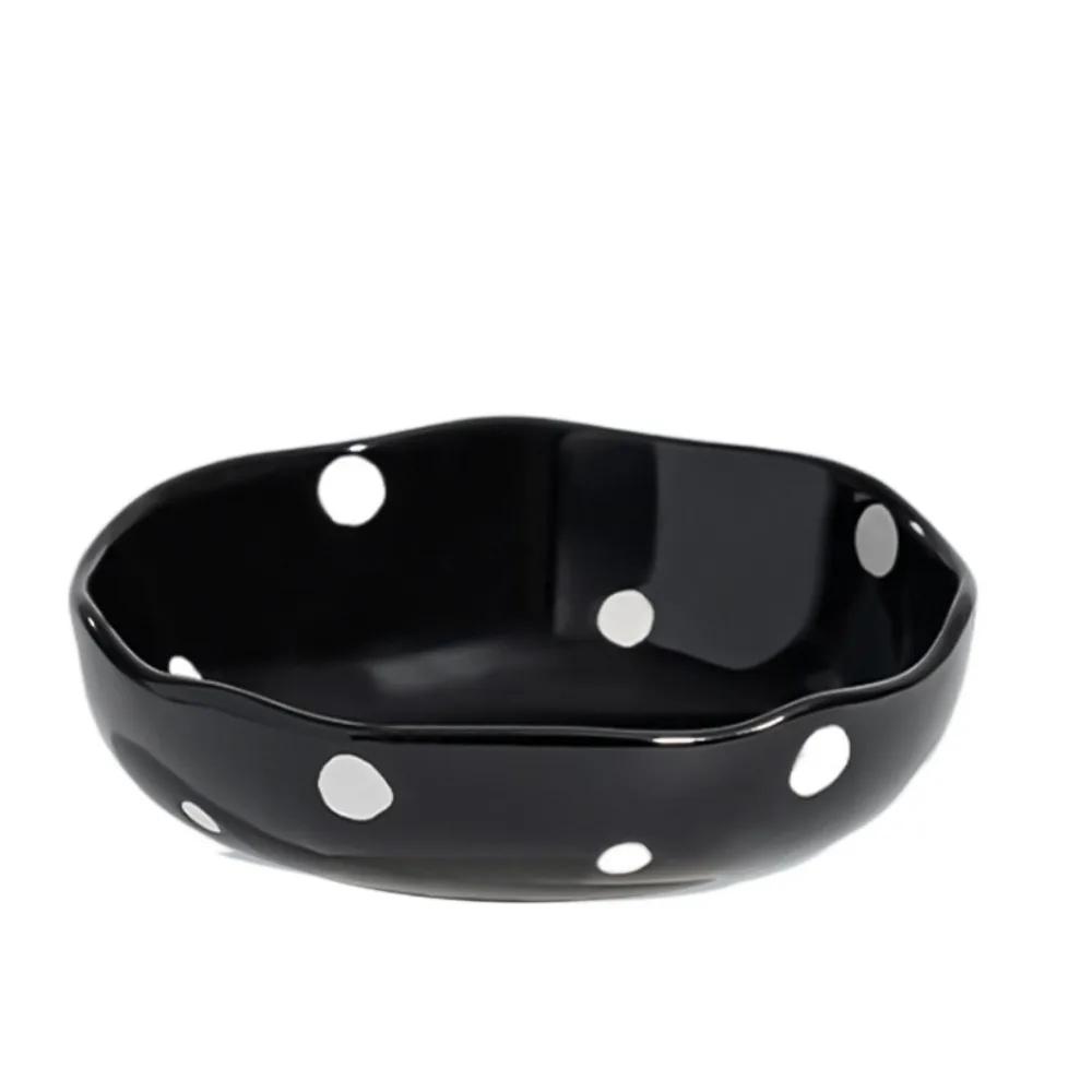 Керамическая Миска-Грибок для Кошки Милая Наклонная Миска для Кормления Собак Нескользящая Многоцелевая Поилка для Животных Защита Шеи