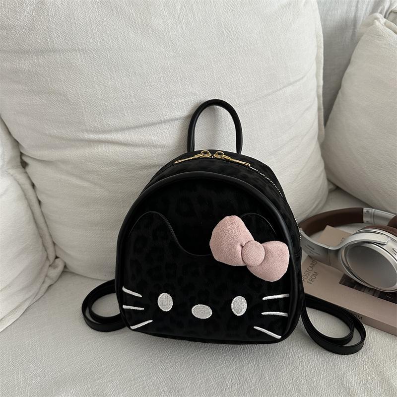 

Милый мультяшный рюкзак мини для детей в корейском стиле чёрный