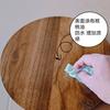 Modern Round Plant Stand - Solid Walnut Wood Side Table with Storage Shelf for Living Room, Bedroom, Balcony & Sofa Corner