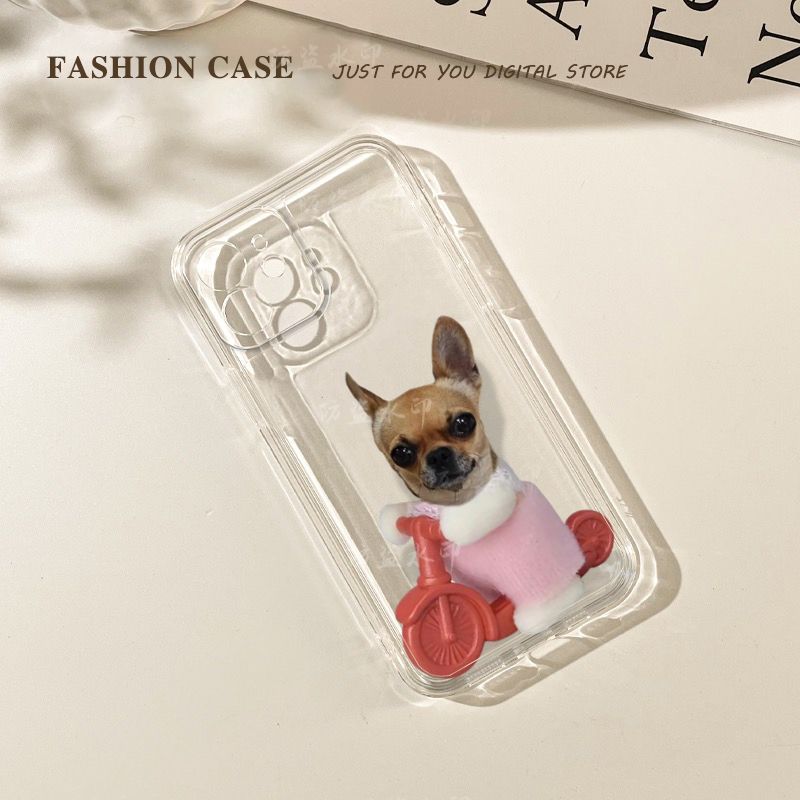 

Creative Simple Chihuahua Puppy Cute Phone Case For Samsung Galaxy Note 20 S20 S21 S22 S23 S24 S25 Ultra Soft Cover Galaxy S24