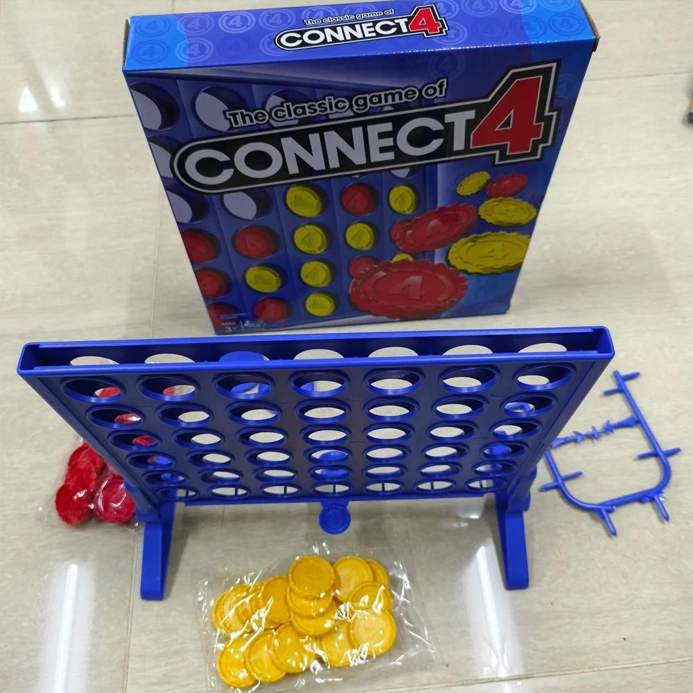 New Four In A Row Bingo Chess Connect Classic Family Board Game Toys Fun Educational Toy For Kids Children Entertainment Game