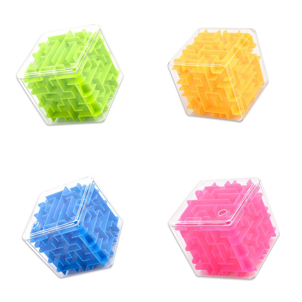 3D Maze Cube Educational Toys Developmental Puzzle Intelligence Space Exercising Game Girls Boys Children's Day