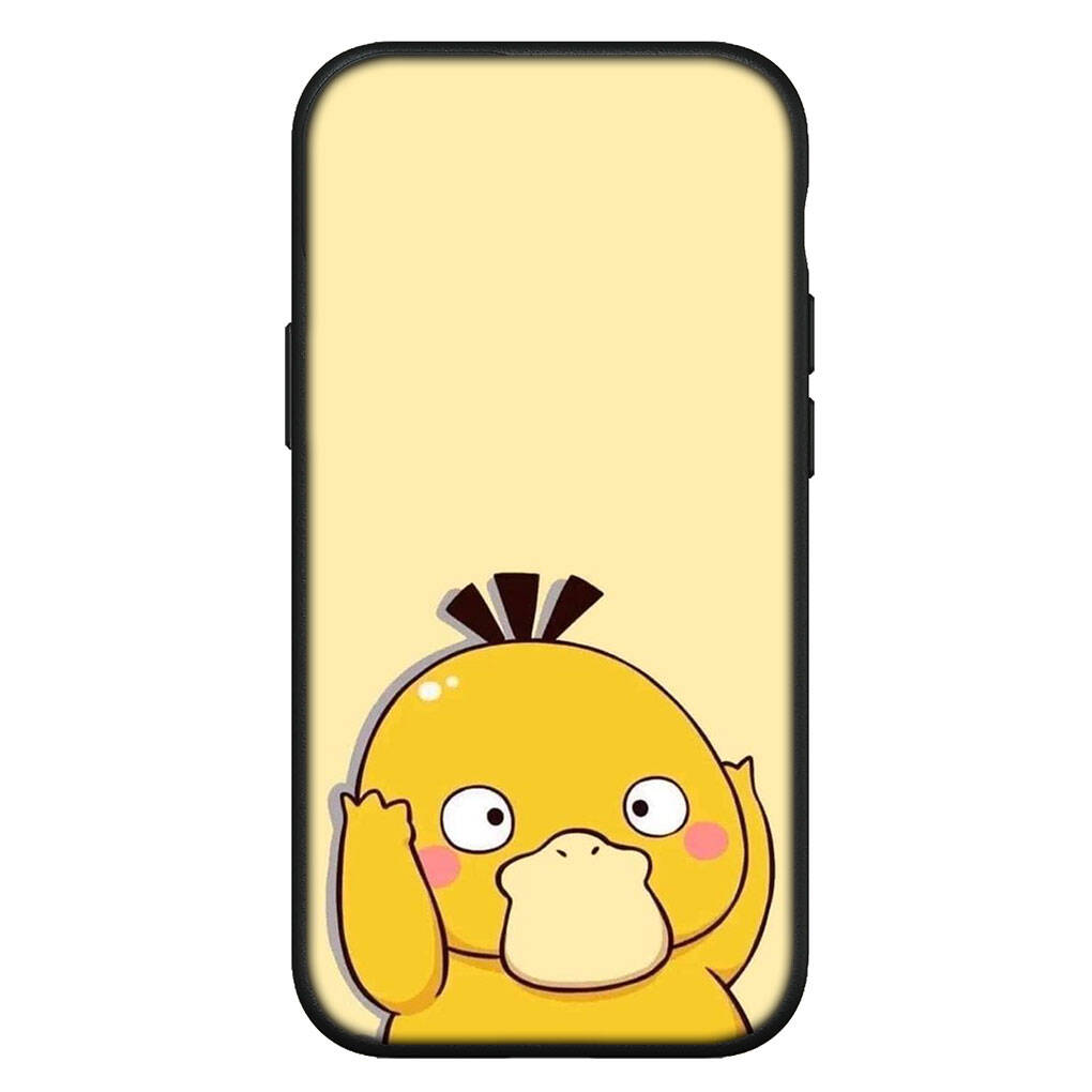 Cover for iPhone 17 16 15 Xiaomi Poco Redmi Note 14 13 12 11 Pro Max X 9 16e Samsung Galaxy S25 S24 S23 OPPO Huawei Psyduck Cute Casing Phone Case