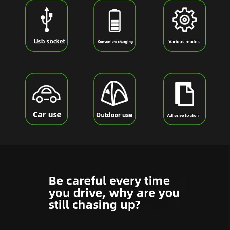 Lumină pilot de la distanță pentru vehicul Tun laser auto Ploaie și ceață Anti-coliziune din spate Asistență la viteză mare Lumină de avertizare anti-oboseală Lumină intermitentă