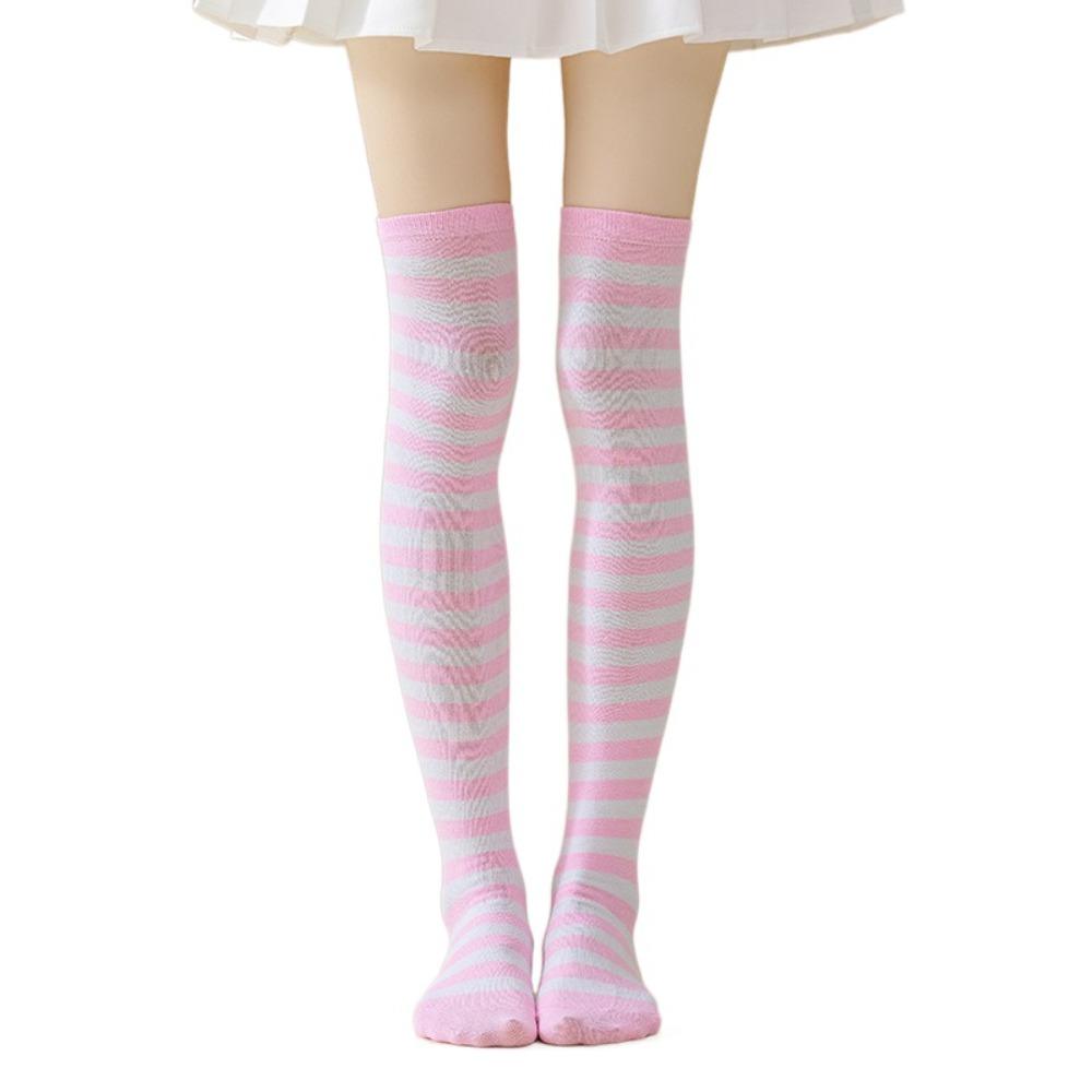 Japanese Style Over Knee Socks Absorb Sweat Knee Thigh High Socks  Festival Supplies