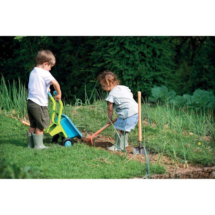 Deluxe-Gartenschubkarre mit Zubehör - ECOIFFIER - 4539 - Für Gartenarbeiten