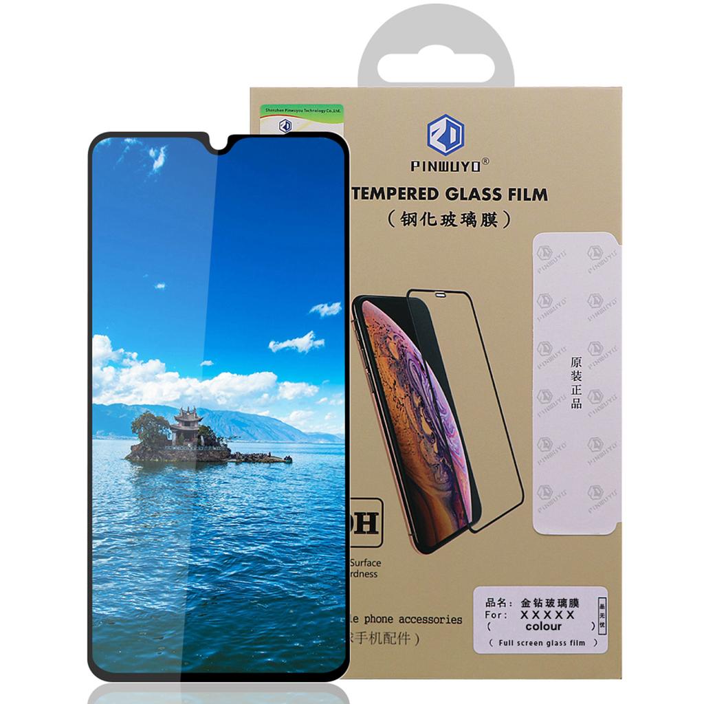 PINWUYO for Oppo A16/A16s/A54s Full Coverage Full Glue Screen Protector High Definition Anti-Fingerprint Tempered Glass Film