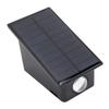 Solar Wall Lights Waterproof Decorative Outdoor Up and Down Fence Light for Yard Garden Warm Light