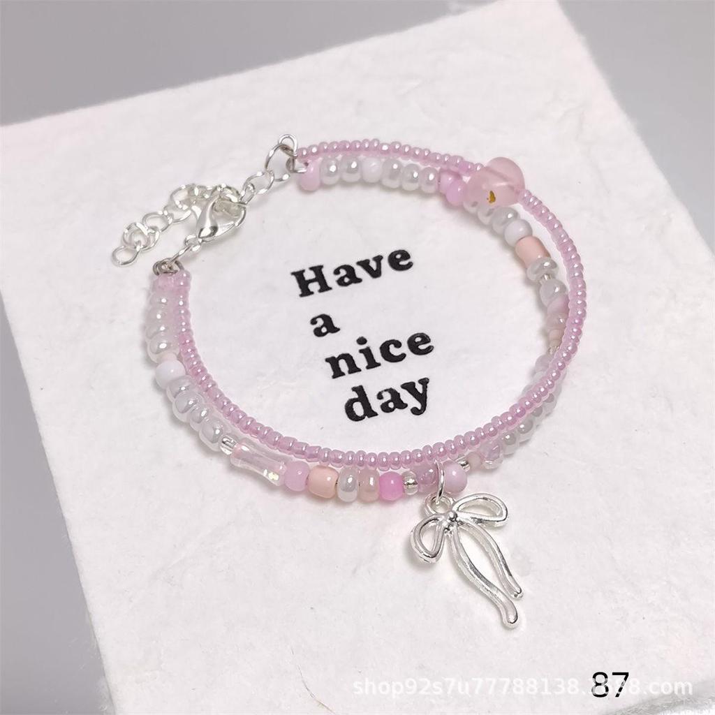 Mori Style Starry Sky Crystal Butterfly Bracelet - Elegant, Versatile Fairy Design for Women and Best Friends