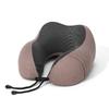 Cationic Cool Feeling U-shaped Pillow, Slow Rebound Memory Foam Neck Support Travel Pillow for Office Nap