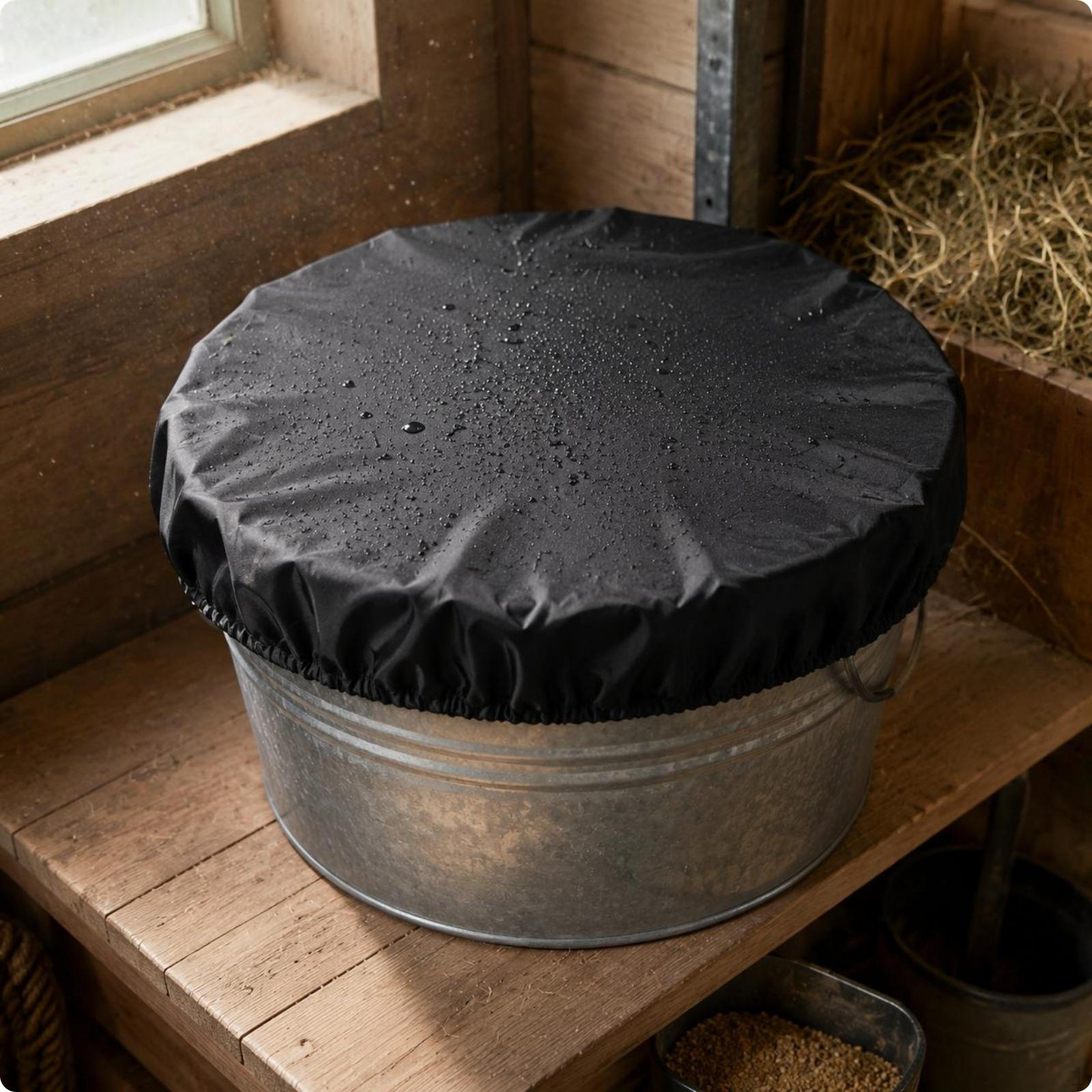 Horse Bucket Cover Dustproof Feed Thickened Farm Supply for Barn