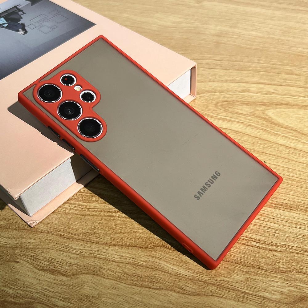 Samsung S24FE/S22Ultra/S23+/Note20U Soft Edge Full Coverage Matte Phone Case