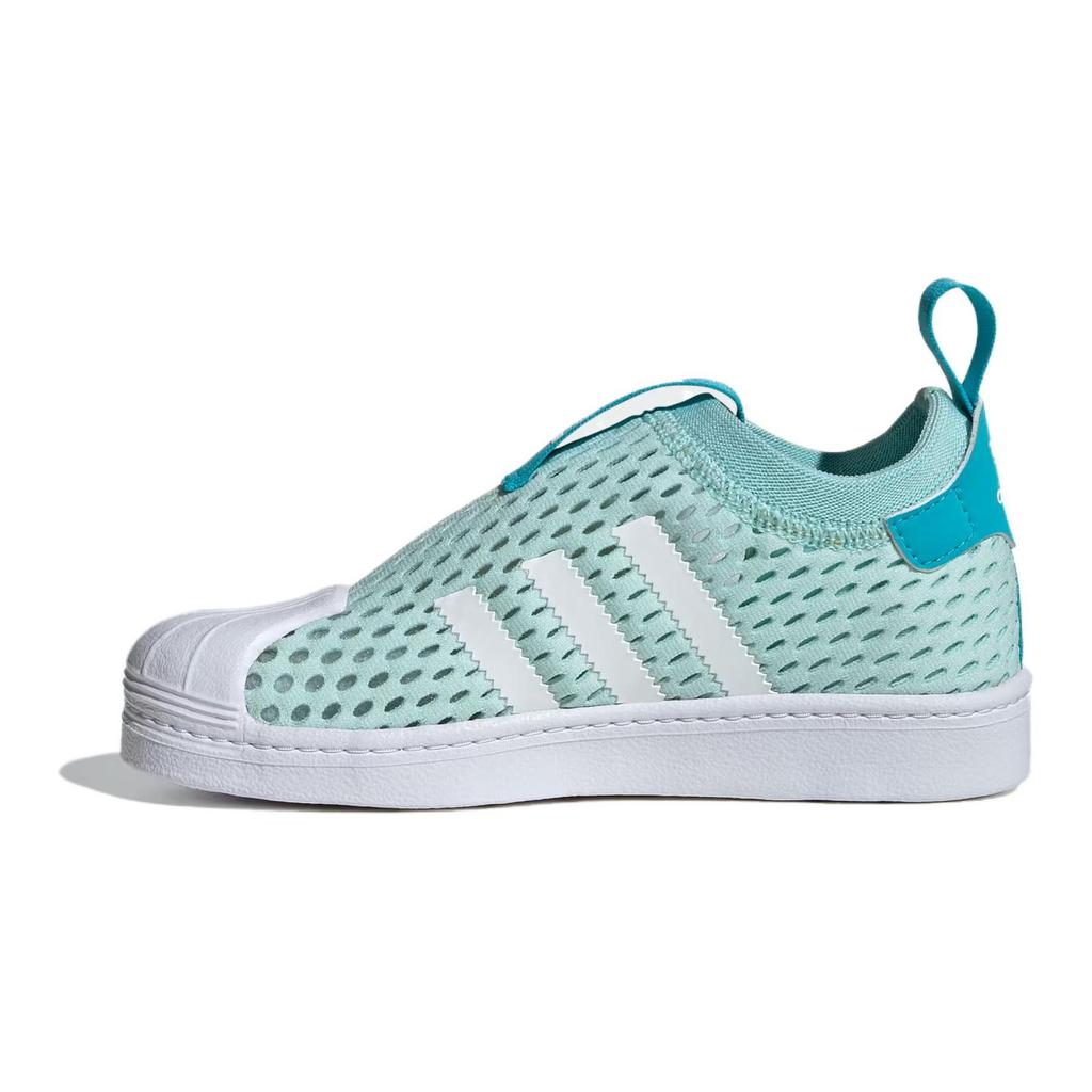 Adidas Originals Superstar 360 2.0 Low Top Kids Skate Shoes Kids Sneakers Green White JH6373