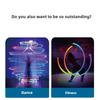 Waterproof LED POI Ball Colorful Luminous Belly Dance Throwing Ball Spinning Balls  Xmas