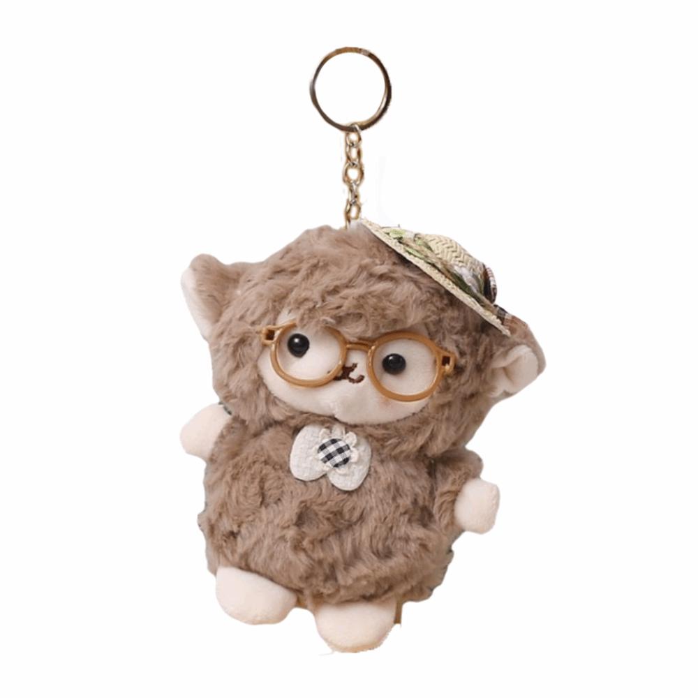 Lamb New Year Lamb Plush Keychain Decorations Sheep Plush Toy Fashion Sheep Doll Pendant Bag Charm