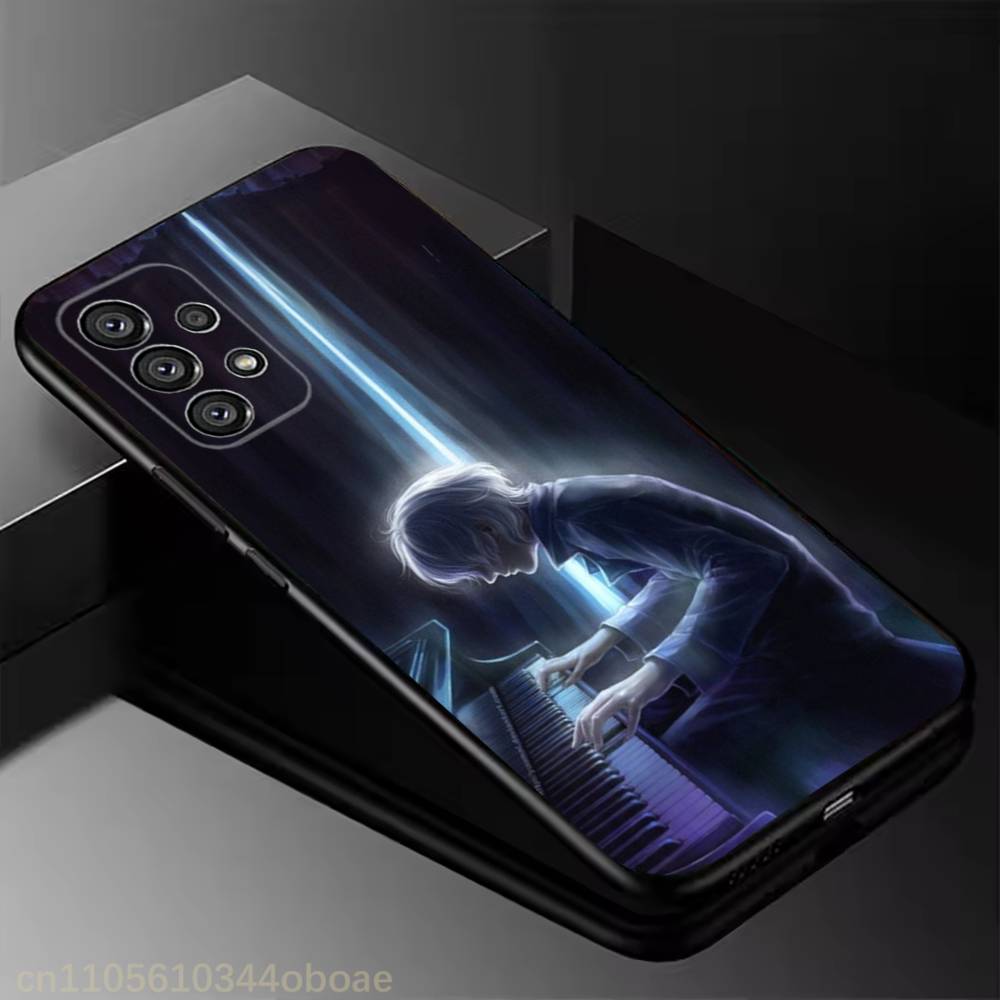 Piano Classical Music Phone Case For Samsung Galaxy A13,21s,22,31,32,52,53,71,80,A91 Soft Black Shell