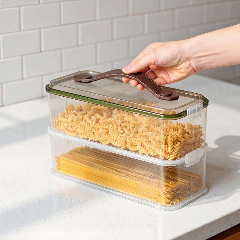 Refrigerator Fresh-Keeping Storage Box, Fresh-Keeping Artifact,Small Food Preservation Boxes,Transparent Sealed Storage Box
