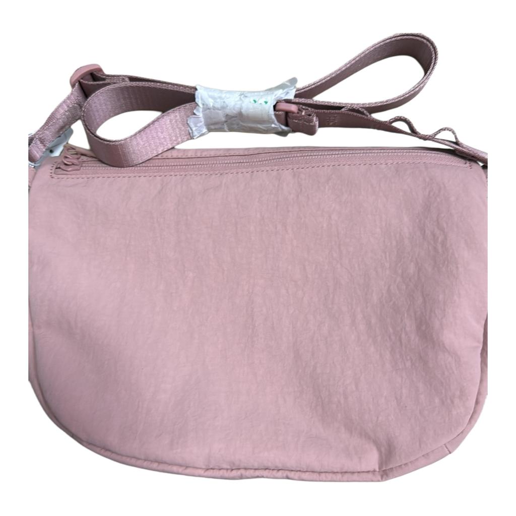Lululemon All Night Festival Klassisches Logo Nylon Crossbody Umhängetasche Unisex Taschen Pink LW9EGUS-PNPA