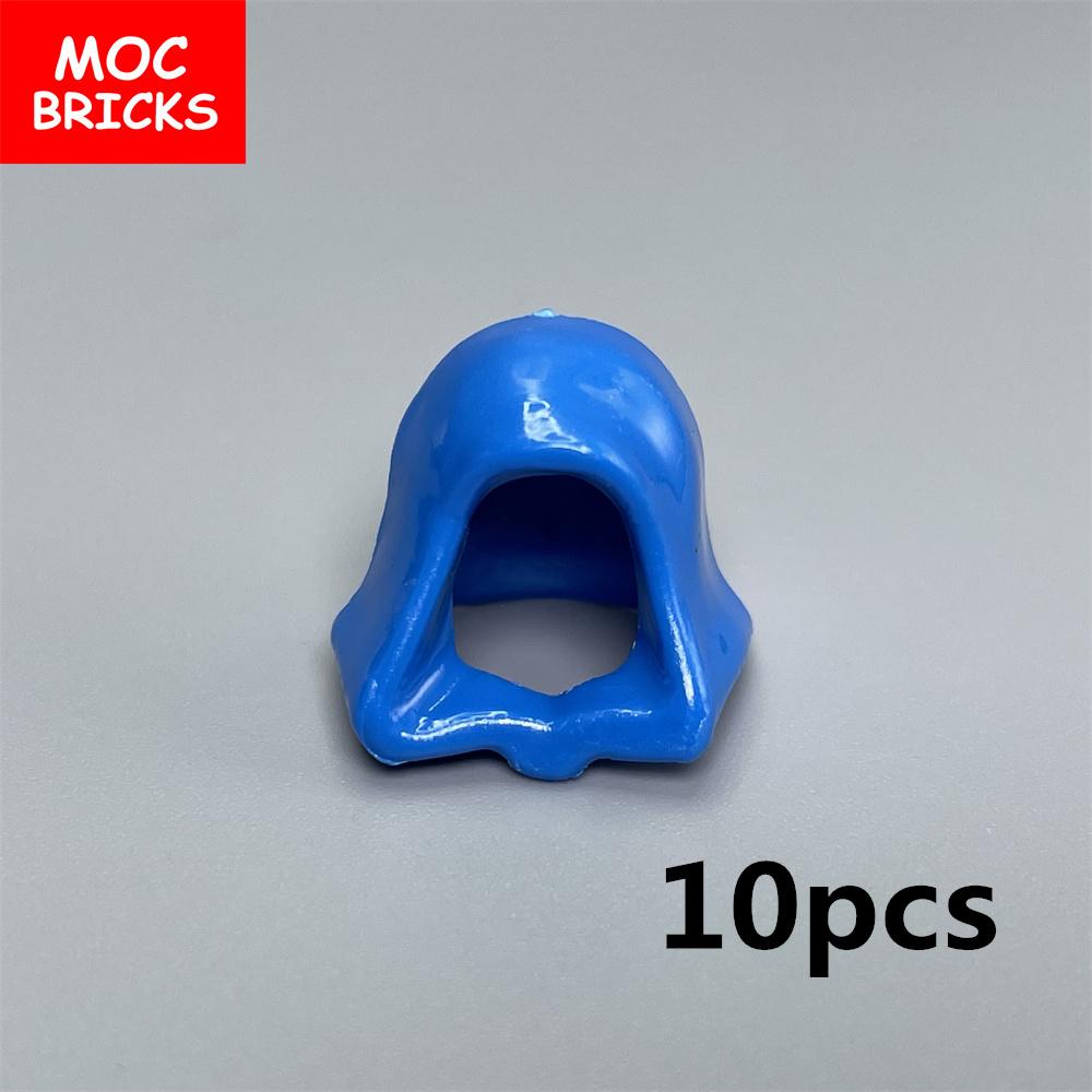 Peças MOC Cabeça Capuz Capacete Abaixado Figura 4cm Corpo Acessório de Roupa 30381 15428 blocos de construção brinquedos presentes para crianças