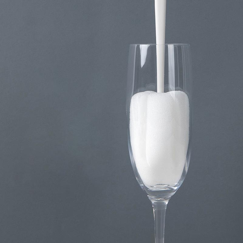 Cup Cleaning Brush Long Handle Bottle Cleaning Sponge Milk Bottle Wineglass Cups Cleaner Household Glass Coffee Mug Teapot Brush