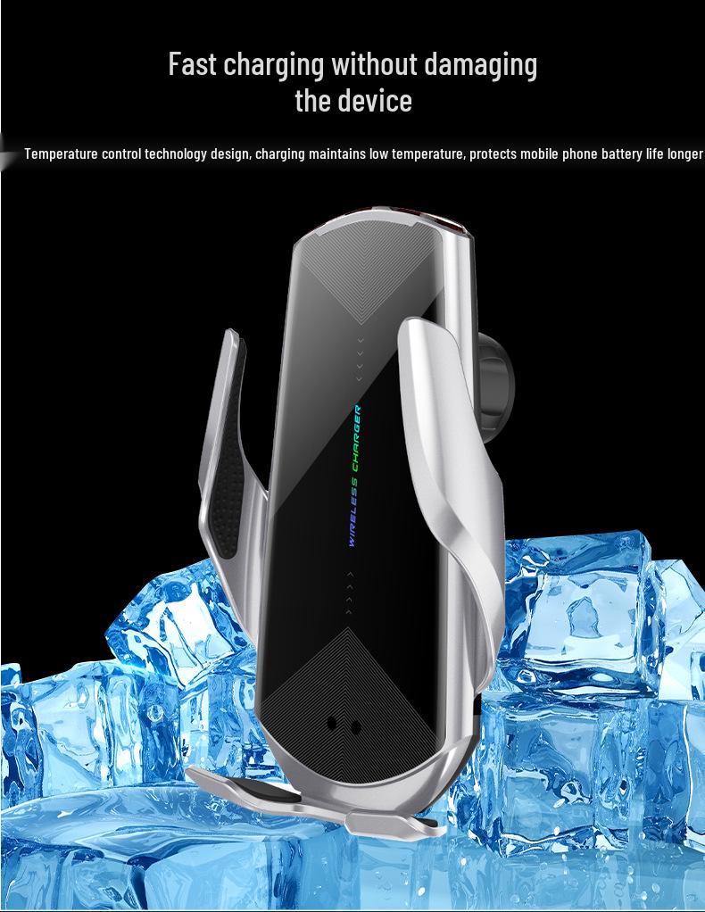 Q1 15W Kabellose Schnelllade-Autohalterung für Handy mit Induktionsöffnung & -schließung