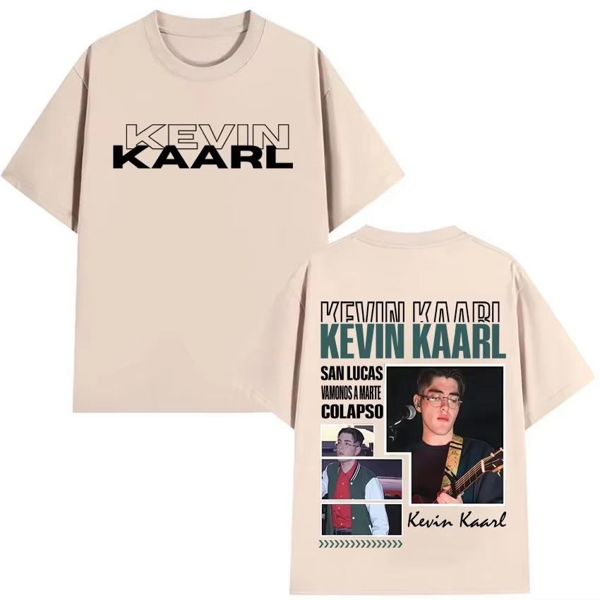 Kevin Karl 2026 new Fashion Print Pattern Street Casual 2026 Spring summer Print Pure Cotton Casual Shortsleeved top Streetwear