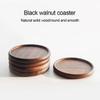 1PC Holz Coaster Tischsets Tee Kaffeetasse Pad Langlebig Hitzebeständig Teekanne Matte Walnuss Farbe Isolierung Geschirr Becherhalter