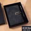 A5 Custom Logo Business Notebook Set - Premium Gift for Office Meetings