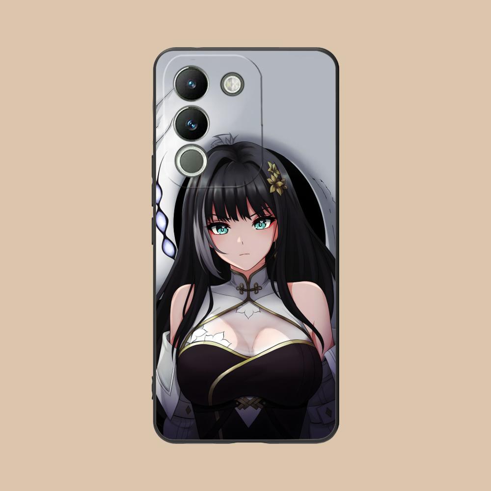 Wuthering Waves Baizhi Phone Case for VIVO V60 V50 V40 V30 V29 V27 V25 V23 Pro Lite 5G Soft TPU Shockproof Cover