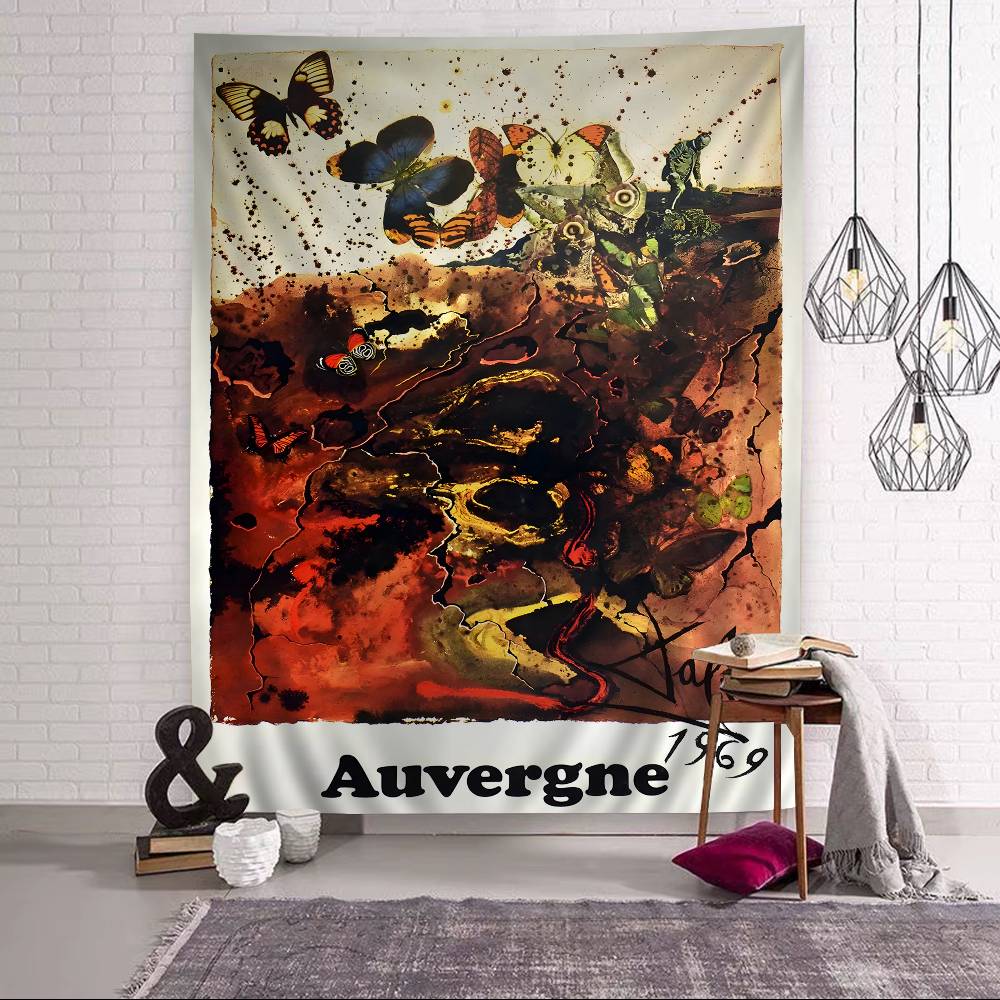 S-Salvador Dali Abstract Art Printed Large Wall Tapestry Cheap Hippie Wall Hanging Bohemian Wall Tapestries Mandala INS