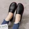 Black Wide Fit Women Female Loafers Designer Spring Shoes with Genuine Leather Upper 2026 New Oxford Sneaker Woman Flats
