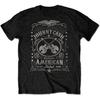 Johnny Cash T Shirt American Rebel New Official Mens Black(1)