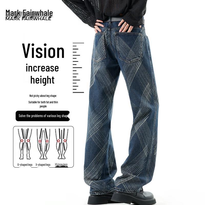 Mark Fairwhale Men's Loose Straight Leg Jeans