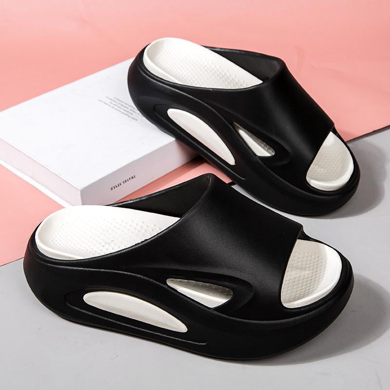 

SmilePoP женские тапочки на платформе новые пляжные мягкие тапочки Cloud для отдыха на пляже и душа нескользящие водонепроницаемые женские сандалии 35-36