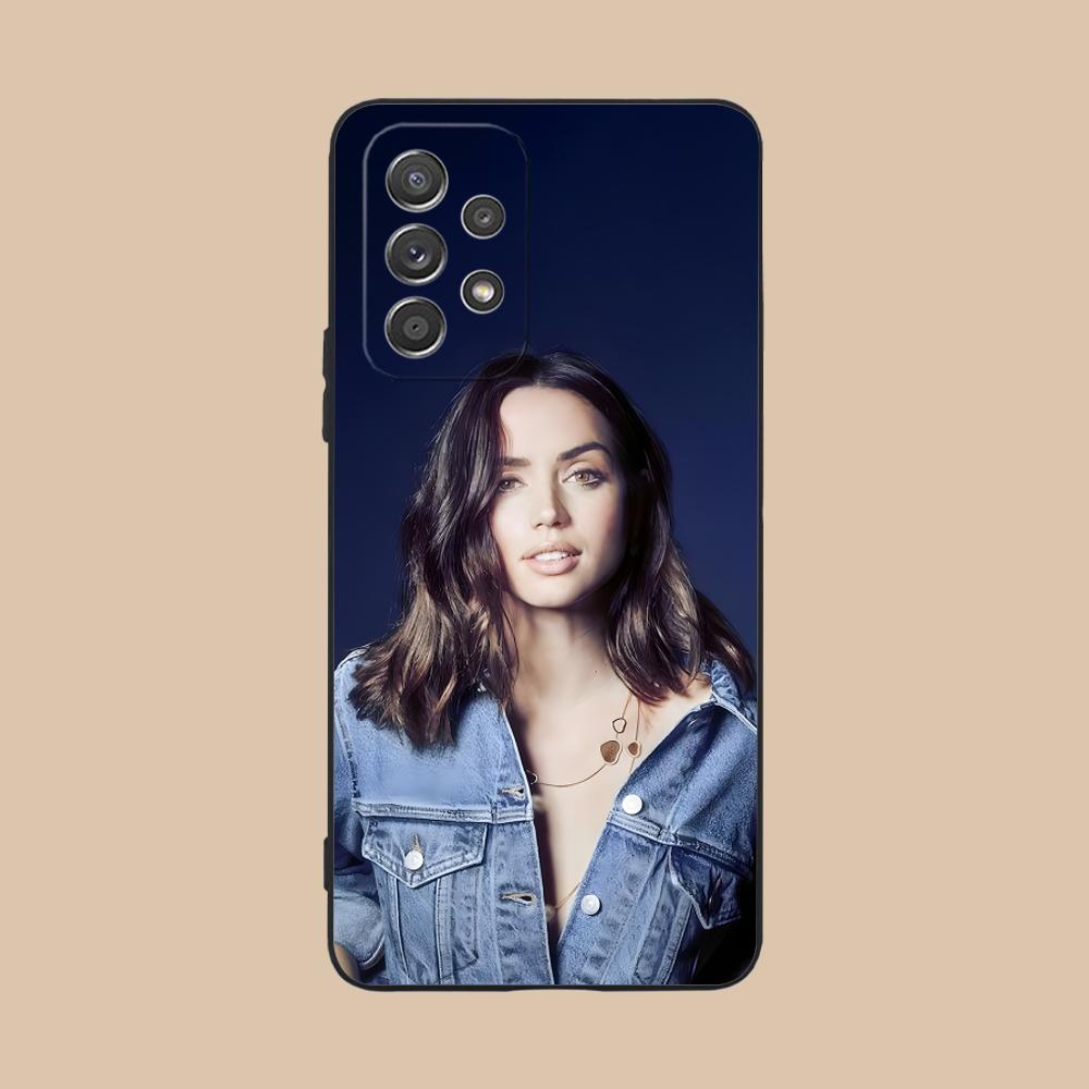 Ana De Armas Matte TPU Mobile Phone Case for Samsung Galaxy A56 55 54 53 52 51 36 35 34 23 16 15 5G Colorful Cover