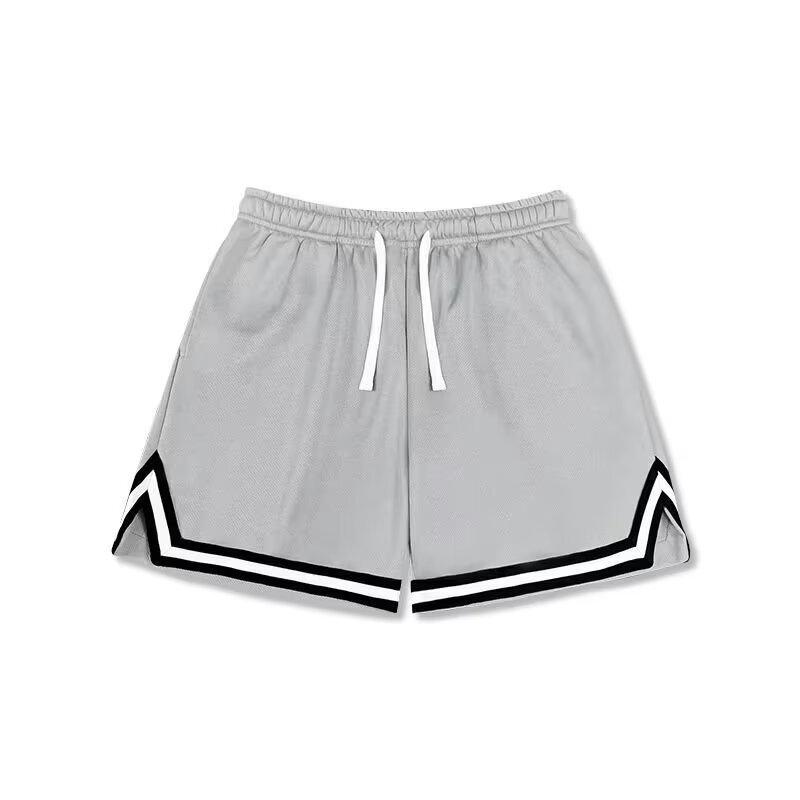 Men's Trendy Quick-Dry Ice Silk Basketball Shorts - Lightweight, Loose, Casual Summer Sportswear