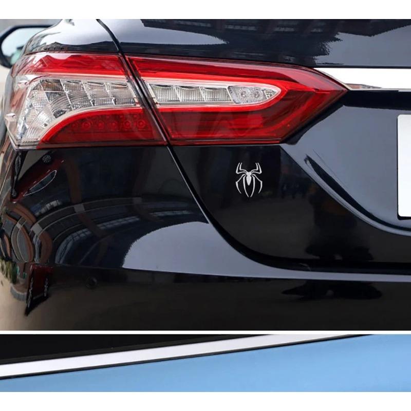 Universal 3D Metall Autoaufkleber Spider Auto Logo Chrom Abzeichen Auto Emblem Aufkleber Auto Styling Dekoration Auto Außenzubehör