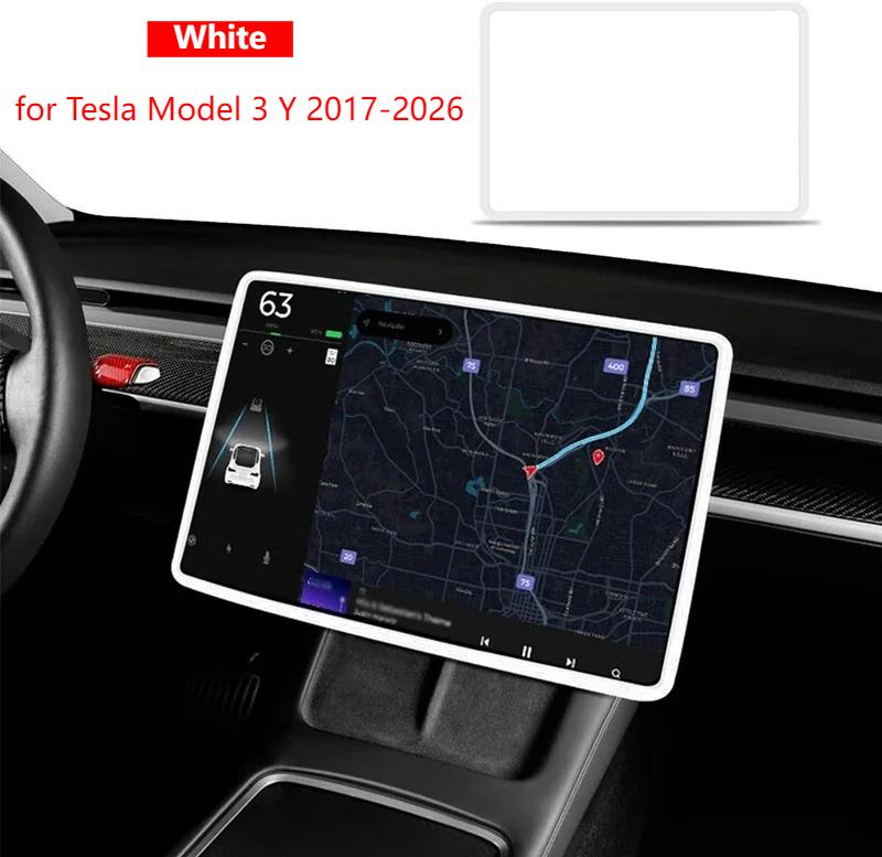 För Ny Tesla Skärmskydd Ram Display Kant Karosskydd Central Kontroll Tillbehör Tesla Model 3 Y L Juniper Standard 2026