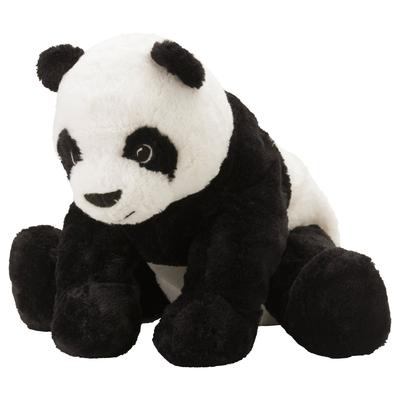 Panda Bär Plüschtier für Weich Weiß und KRAMIG Geschenk 12-Zoll Kinder, Spielzeug, Schwarz,