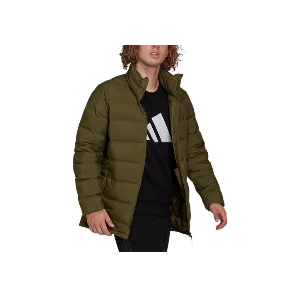New Adidas Down Jackets Men Army Green GT9197