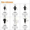 100pcs/100Pcs with Tool/100Pcs (Bagged) Boxed Car Buckle Car Parts Combination Set Door Interior Panel Nylon Bumper Buckle 2025